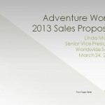 Screenshot of the Sales Proposal Template
