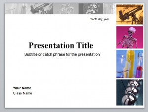 Screenshot of the Student PowerPoint Presentation