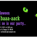 Screenshot of the free Halloween Party Invitations