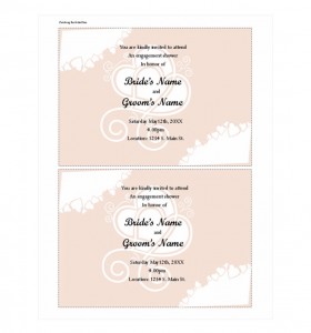 Free Bridal Shower Invitations