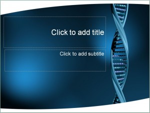 Screenshot of the DNA Template