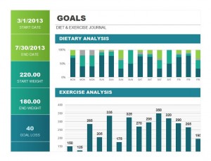 Free Diet and Exercise Tracker Template