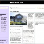 Free Real Estate Newsletter template