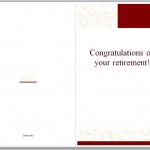 Free Retirement Card Template