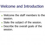 Screenshot of the Staff Training Plan Template