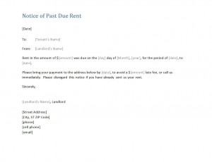 Free Late Rent Notice
