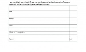 Media release form template free