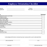 Employee Orientation Checklist Free