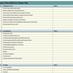 Free Travel Checklist