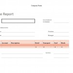 Excel Expense Report Template Free