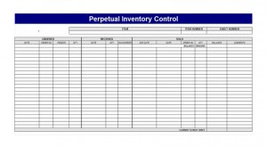 Free Perpetual Inventory Control