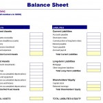 Simple Balance Sheet Template Free