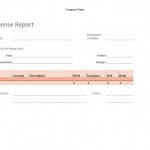 Simple Expense Report Template free