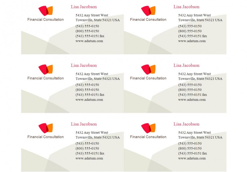 avery 2 sided business card 8376 template download