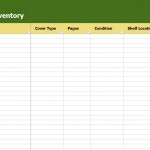 Free Comic Book Inventory Template