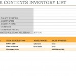 Free Home Inventory Spreadsheet