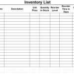 Free Inventory List