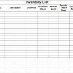 Free Microsoft Inventory Template