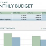Microsoft Monthly Business Budget Template