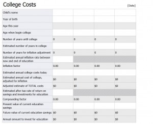 Cost of College Calculator Free