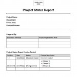Free Project Status Report Template