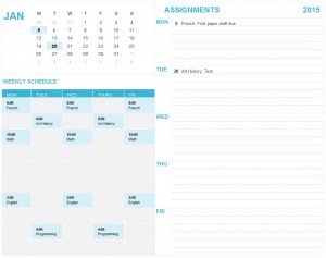 Student Calendar