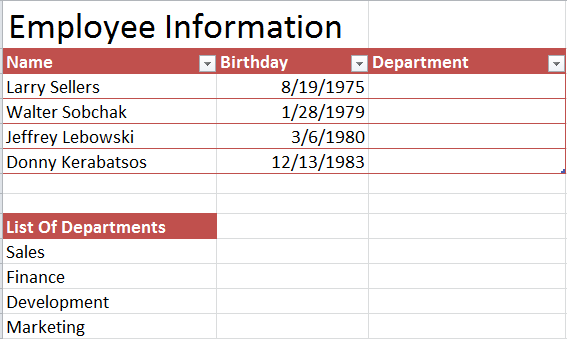 How To Insert Drop Down Menus In Excel