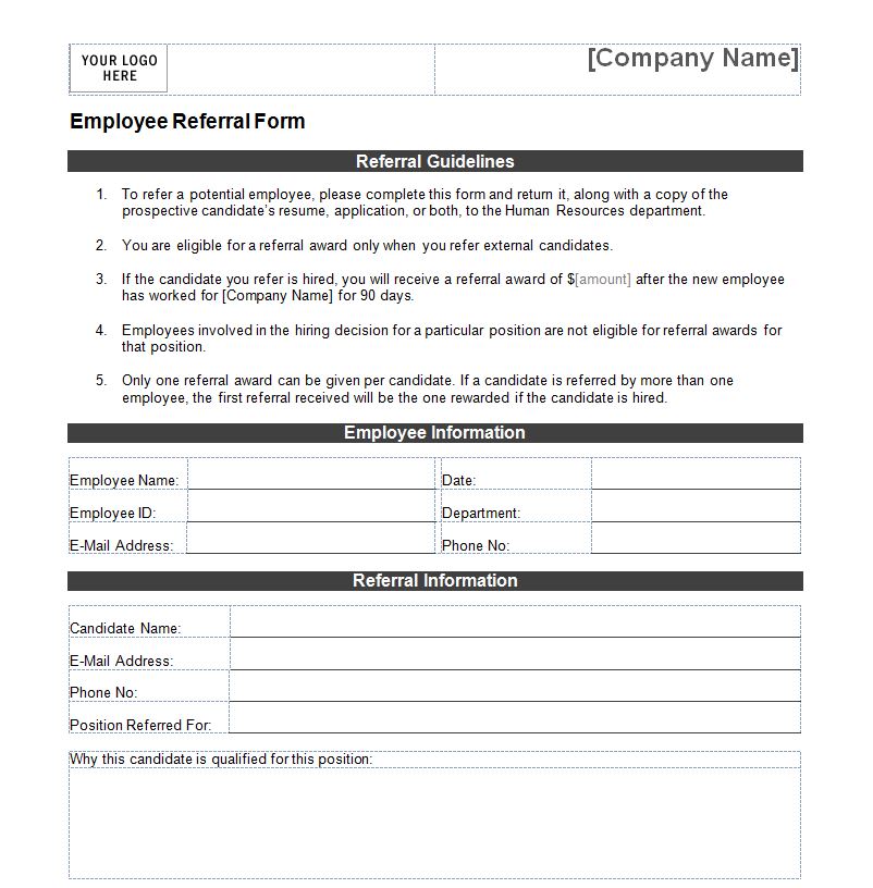 Employee Referral Form