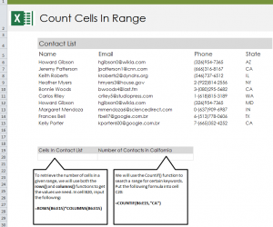 Count Cells with Text in Excel