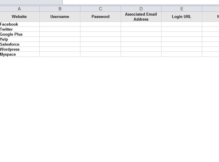 Social Media Login Tracker