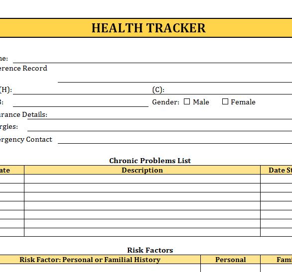 Health Tracker Template