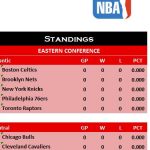 NBA Schedule 2016-17