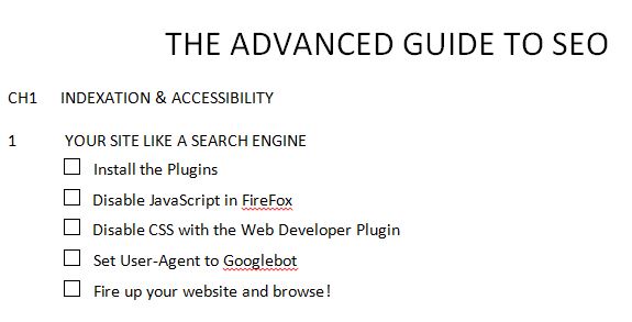 The Advanced Guide to SEO