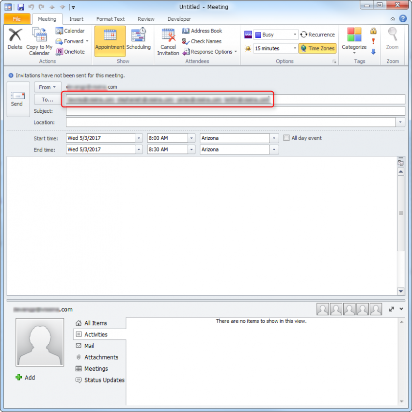 How to Organize Meeting Schedule in Outlook 2010 and Above