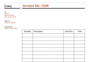 Business Invoice Template screenshot