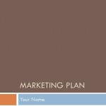Screenshot of the Marketing Plan Presentation Template