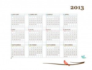 Printable Calendar Template screenshot