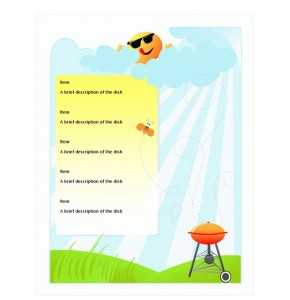 BBQ Menu Template screenshot