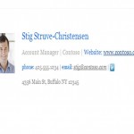 Screenshot of the Corporate Email Signature Template