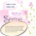 Spring Event Flyer screenshot