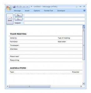 Staff Meeting Agenda Template Photo