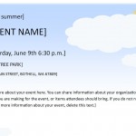 Summer Event Flyer Template screenshot
