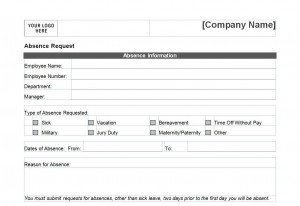 Time Off Request Form | Day Off Request Form » Template Haven