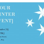 Screenshot of the Winter Event Flyer