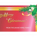 Free Christmas Card Template