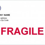 Free Fragile Shipping Labels