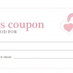 Valentines Day Coupons template