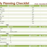 Free Party Planning Checklist