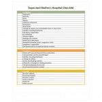 Free Pregnancy Hospital Bag Checklist