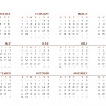 Free 2017 printable calendar one page sheet